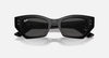 BOLD By BLAZON - Black (667787) Sunglasses with Dark Gray lenses (Zena RB4430 667787 52) by Ray-Ban