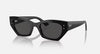 BOLD By BLAZON - Black (667787) Sunglasses with Dark Gray lenses (Zena RB4430 667787 52) by Ray-Ban
