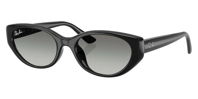 BOLD By BLAZON - Black (667787) Sunglasses with Dark Gray lenses (RB4457D 667787 55) by Ray-Ban