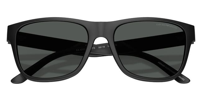 BOLD By BLAZON - Matte Black (5001T3) Sunglasses (EA4243 5001T3 56) by EMPORIO ARMANI
