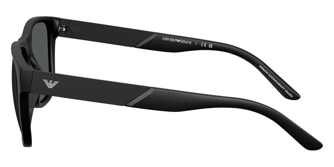 BOLD By BLAZON - Matte Black (5001T3) Sunglasses (EA4243 5001T3 56) by EMPORIO ARMANI