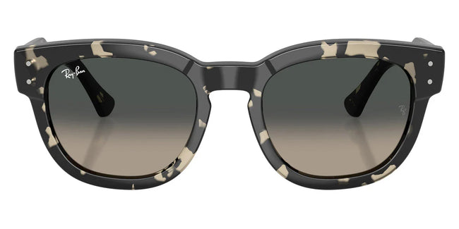 BOLD By BLAZON - Havana on Polished Grey Sunglasses with Grey Gradient lenses (Mega Hawkeye RB0298S 133371 53) by Ray-Ban