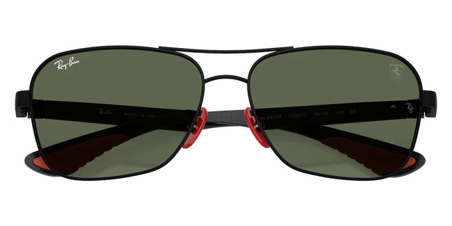 BOLD By BLAZON - Matte Black (F00271) Sunglasses (RB8336M Scuderia Ferrari F00271 58) by Ray-Ban