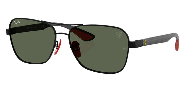 BOLD By BLAZON - Matte Black (F00271) Sunglasses (RB8336M Scuderia Ferrari F00271 58) by Ray-Ban