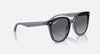 BOLD By BLAZON - Dark Transparent Blue (6592T3) Sunglasses with Gray Gradient Polarized lenses (RB4423D 6592T3 66) by Ray-Ban