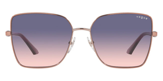 BOLD By BLAZON - Pink Gold (5075I6) Sunglasses with Pink Gradient Blue lenses (VO4199S 5075I6 58) by Vogue Eyewear