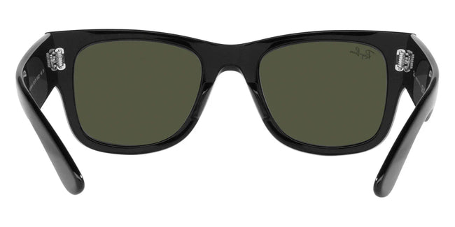BOLD By BLAZON - Black (901/31) Sunglasses with Green lenses (Mega Wayfarer RB0840SF 901/31 52) by Ray-Ban