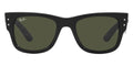 BOLD By BLAZON - Black (901/31) Sunglasses with Green lenses (Mega Wayfarer RB0840SF 901/31 52) by Ray-Ban