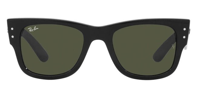 BOLD By BLAZON - Black (901/31) Sunglasses with Green lenses (Mega Wayfarer RB0840SF 901/31 52) by Ray-Ban