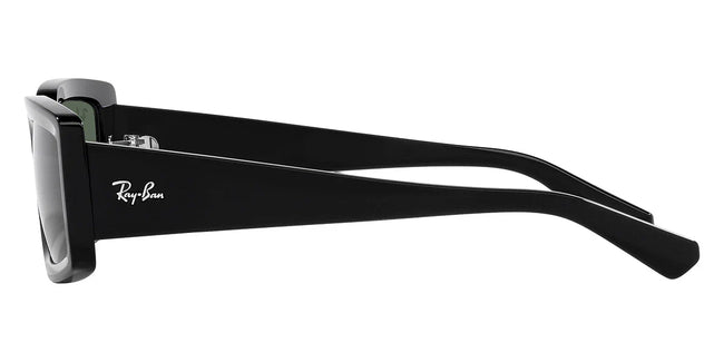 BOLD By BLAZON  - Black (667771) Sunglasses with Dark Green lenses (Kiliane RB4395F 667771 54) by Ray-Ban