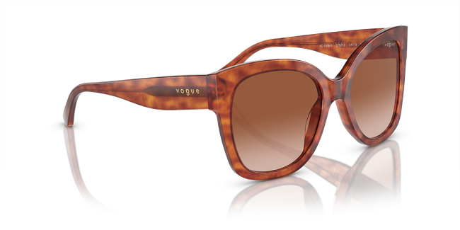 BOLD By BLAZON - Dark Havana/Black (W656T5) Sunglasses with Brown Gradient Polarized lenses (VO5338S W656T5 54) by Vogue Eyewear