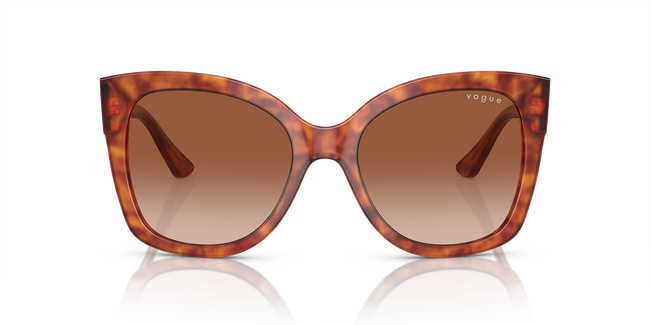 BOLD By BLAZON - Dark Havana/Black (W656T5) Sunglasses with Brown Gradient Polarized lenses (VO5338S W656T5 54) by Vogue Eyewear