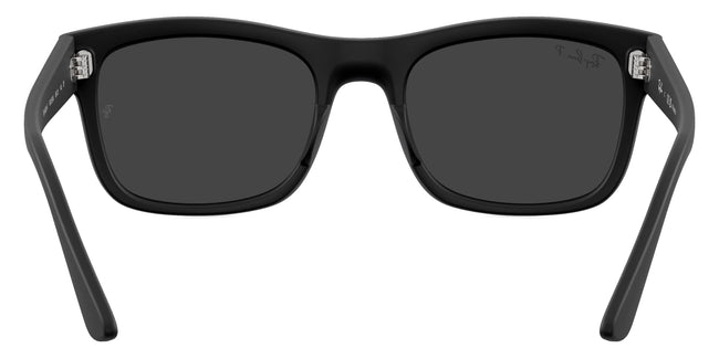 BOLD By BLAZON - Black (601S48) Sunglasses with Black Polarized lenses (RB4428F 601S48 56) by Ray-Ban