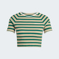 ADIDAS WOMEN RIB BABY TEE T-SHIRT
