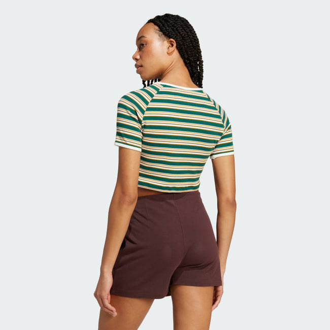 ADIDAS WOMEN RIB BABY TEE T-SHIRT