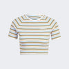ADIDAS WOMEN RIB BABY TEE T-SHIRT