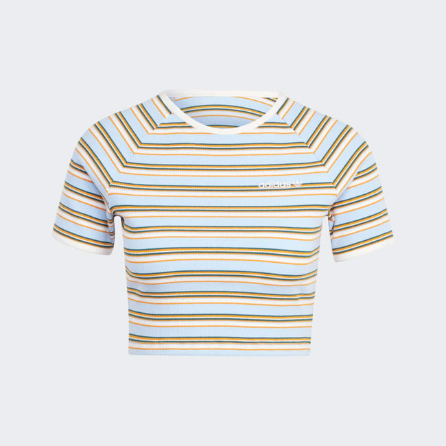 ADIDAS WOMEN RIB BABY TEE T-SHIRT