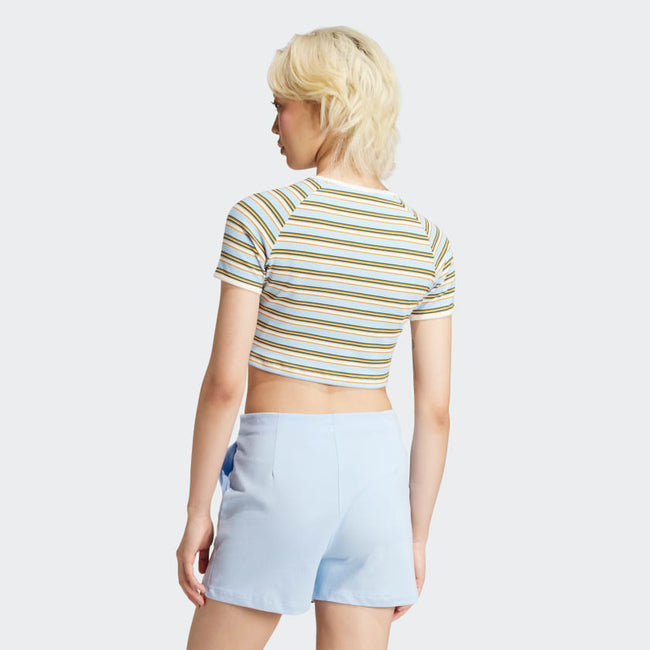 ADIDAS WOMEN RIB BABY TEE T-SHIRT