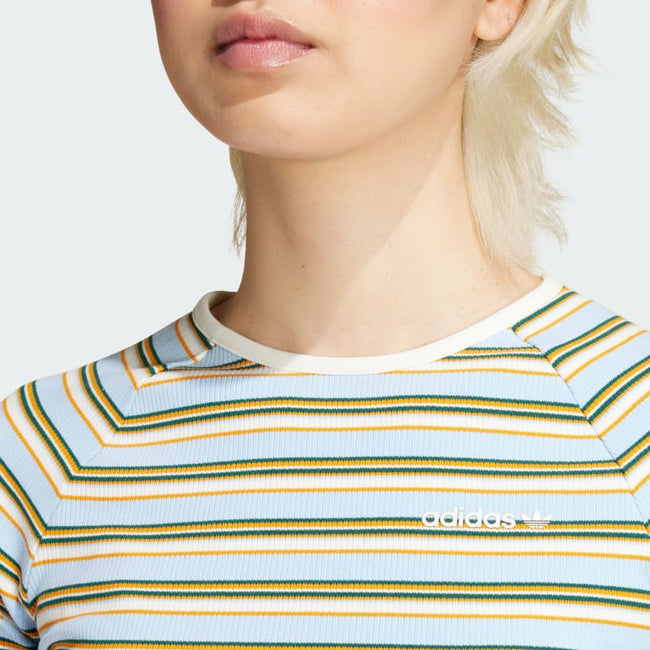 ADIDAS WOMEN RIB BABY TEE T-SHIRT