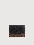 BONIA Women Vinyl Trimmed Leather 2 Fold Small Wallet 860487-506-08