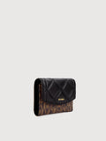 BONIA Women Vinyl Trimmed Leather 2 Fold Small Wallet 860487-506-08