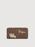BONIA Wanderer Monogram Long Zipper Wallet 860492-501-25