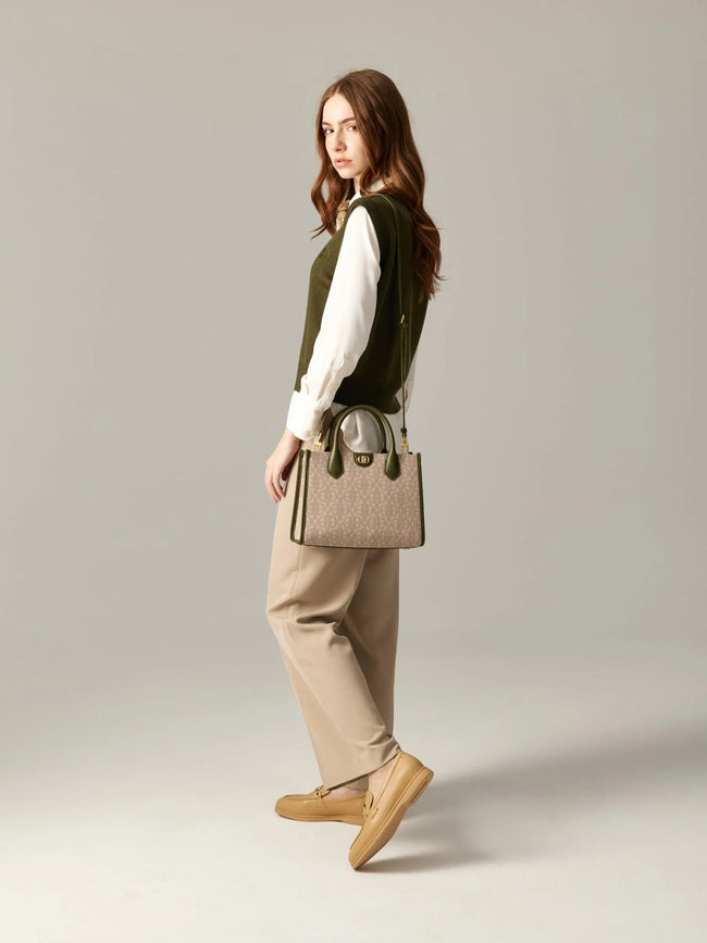 BONIA Nuccia Monogram Tote Bag 860520-103-32
