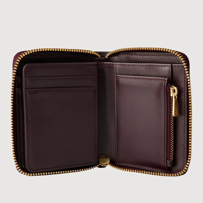 Vittoria Zipper wallet 860559-517-79 (Dark Brown)