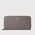 Viola Zipper Long Wallet 860560-501-18 (Dark Grey)