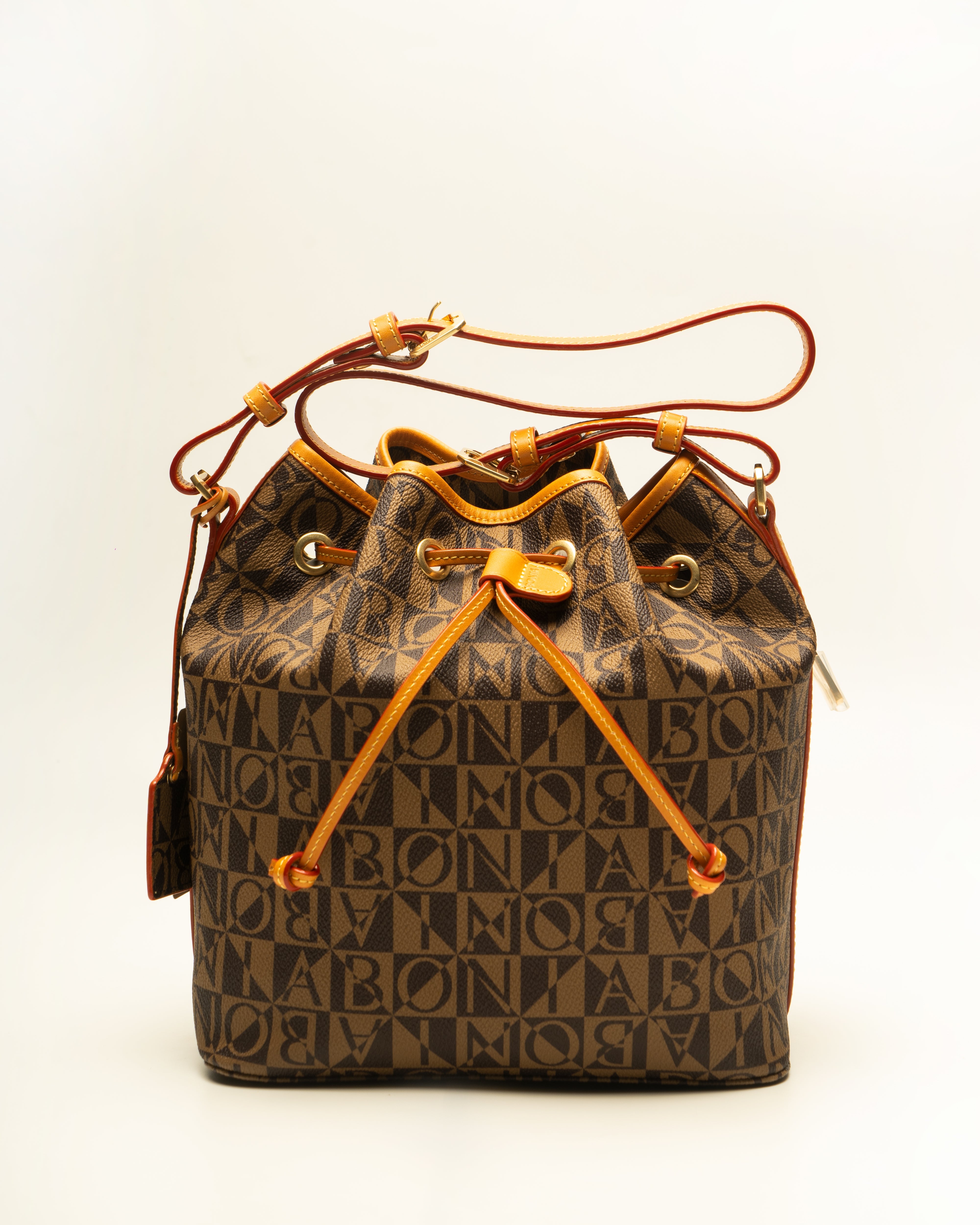BONIA WOMEN VINYL TRIMED LEATHER BUCKET BAG 868522-014-25 – Khit Zay