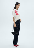 MANGO WOMEN T-SHIRT FLOR-02