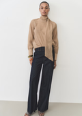 MANGO WOMENBLOUSE BROWN-30