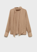 MANGO WOMENBLOUSE BROWN-30