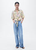 MANGO WOMEN SHIRT RED-05
