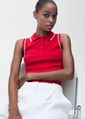 MANGO WOMEN TOP PIPED-70