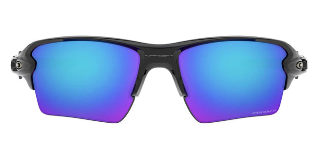 BOLD By BLAZON - Polished Black (9188F7) Sunglasses with Prizm Sapphr Iridium Polarized lenses (Flak 2.0 XL OO9188 9188F7 59) by OAKLEY