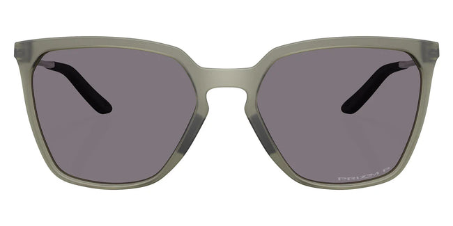 BOLD By BLAZON - Matte Olive Ink/Satin Silver (948010) Sunglasses with Prizm Gray Polarized lenses (Sielo SQ OO9480 948010 57) by OAKLEY