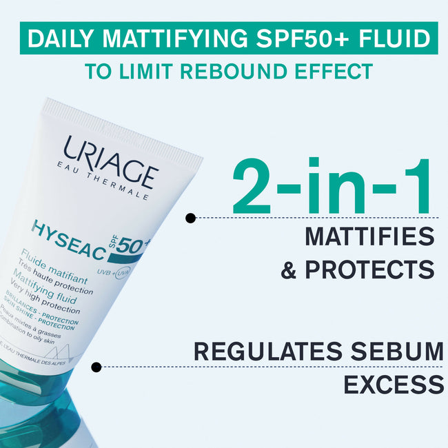 URIAGE Hyseac Matiffying Fluid SPF 50+ 50ml
