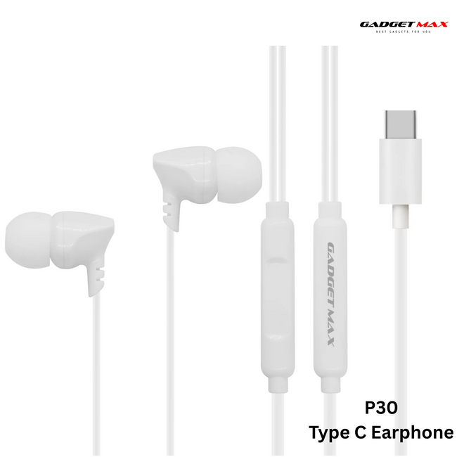 GADGET MAX - P30 Type-C Wired Earphone