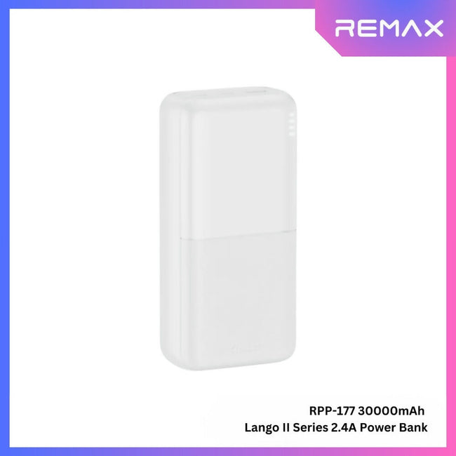 REMAX - RPP-177 Lango II Series 30000mah 2.4A Power Bank