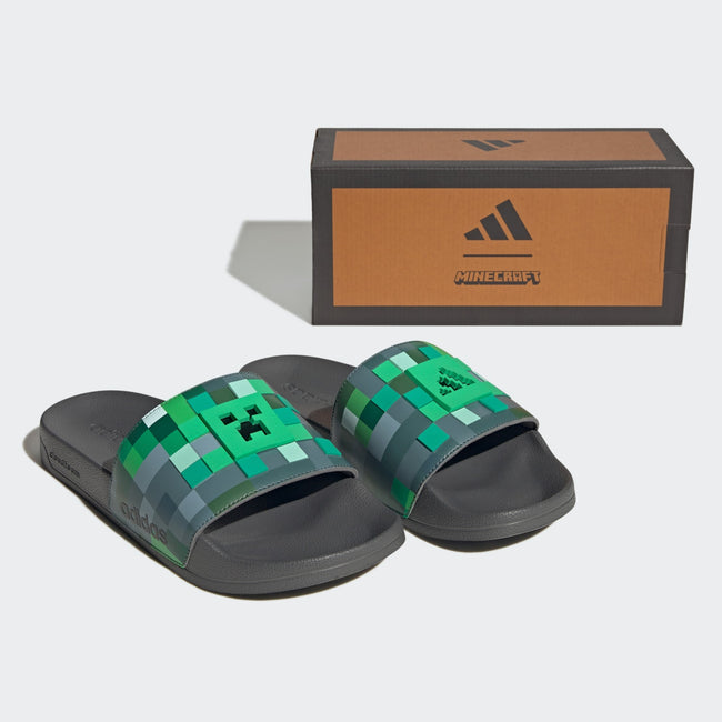 Adidas Slides Unisex ADILETTE SHOWER - MINECRAFT HQ2585