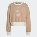 Adidas Women GRAPHIC SWEATER Jacket Magic Beige