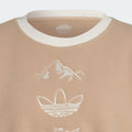 Adidas Women GRAPHIC SWEATER Jacket Magic Beige