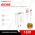 GADGET MAX - GC02 Micro 2.4A Single USB Port Speedy Micro Charger Set (1USB)(2.4A)(1M)