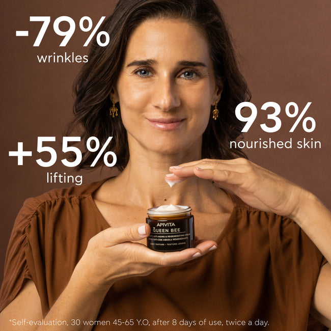 APIVITA Queen Bee Absolute Anti-Aging and Regenerating Light Cream 50ml