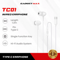 GADGET MAX - TC01 Type-C Wired Earphone