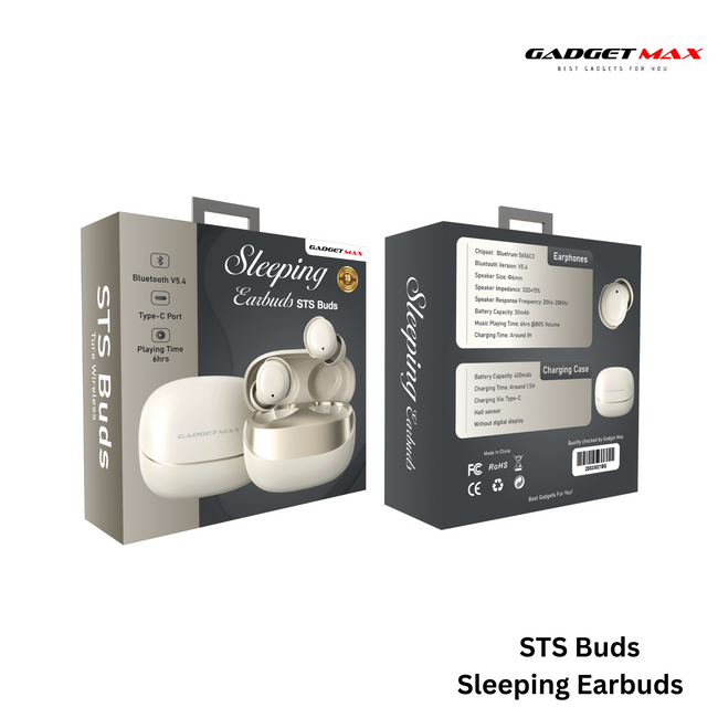 GADGET MAX - STS-01 Sleeping Bluetooth Wireless Earbuds