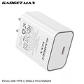 GADGET MAX - PD101 20W PD Type- C Charger - Grey