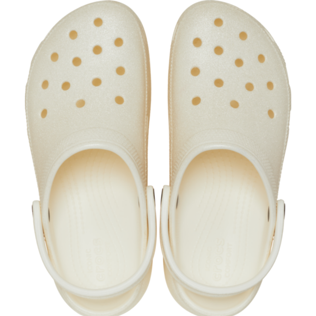 Women's Crocs Platform Glitter Clog