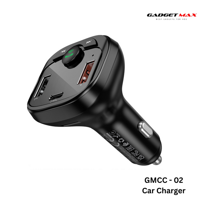 GADGET MAX - GMCC-02 45W FM Transmitter Car Charger